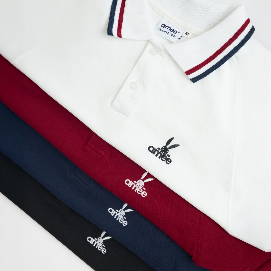 Áo Polo BabyTee Amee Kẻ Viền Line Thêu/ Cotton 100% | BigBuy360 - bigbuy360.vn