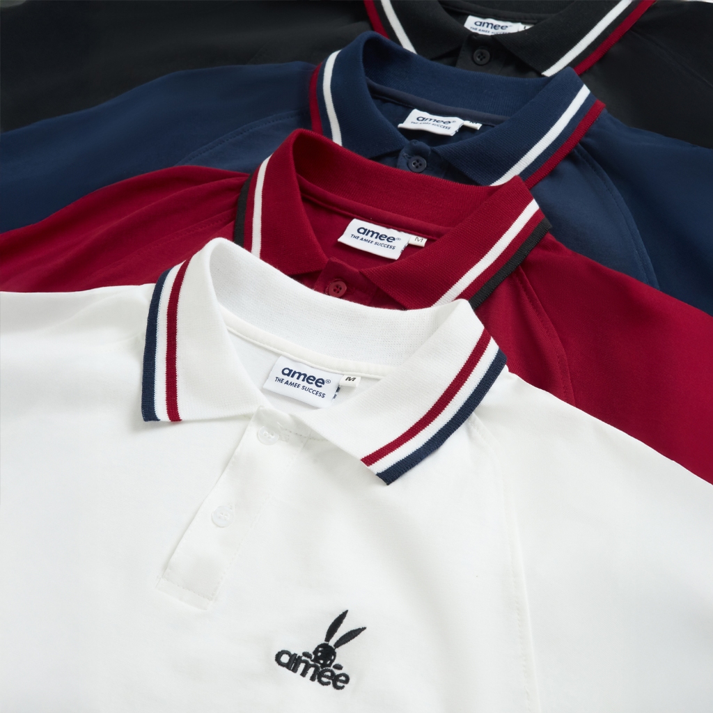 Áo Polo BabyTee Amee Kẻ Viền Line Thêu/ Cotton 100% | BigBuy360 - bigbuy360.vn