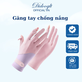 Găng Tay Chống Nắng DIDOOGLT Bao Tay Cảm Ứng Chất Lụa Băng Mát Lạnh Chống Tia UV