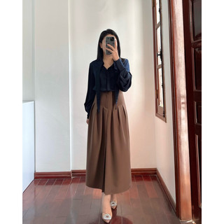Adley Shirt / Áo sơ mi lụa cổ dây