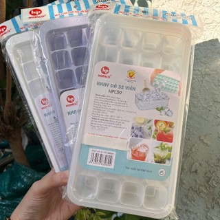 Khay đá viên nhỏ hofaco hpl39 - khuôn nhựa 32 viên làm thạch, rau câu