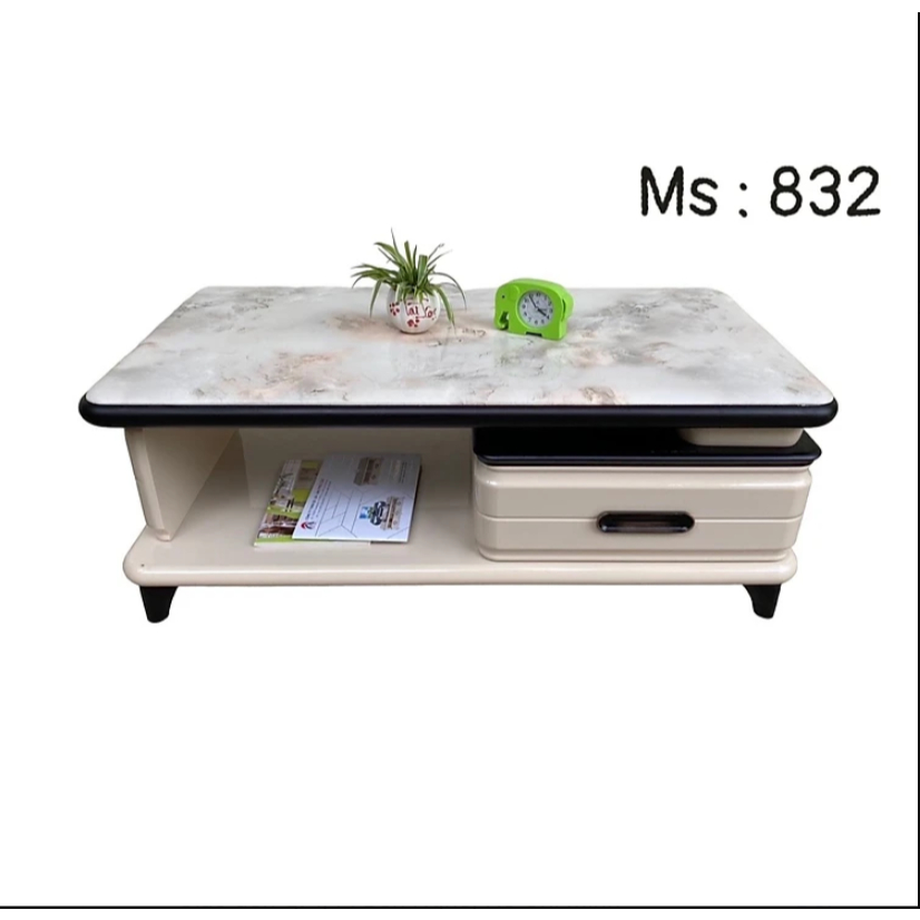 Bàn trà mặt đá nhập khẩu Juno Sofa kích thước 1m2 x 60cm x 45 cm