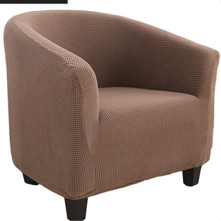 Vỏ bọc ghế sofa hình bán nguyệt chất liệu dày dặn co giãn tốt, chống bui bẩn