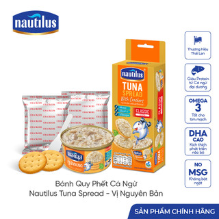 NTS.C - 1 Hộp Bánh Quy Phết Cá Ngừ Nautilus Tuna Spread Vị Nguyên Bản