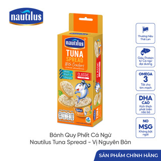 NTS.C - 1 Hộp Bánh Quy Phết Cá Ngừ Nautilus Tuna Spread Vị Nguyên Bản