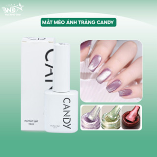 Sơn mắt mèo ánh trăng Candy chính hãng 15ml - Sơn gel mắt mèo kim cương siêu sáng làm nail (lẻ chai)