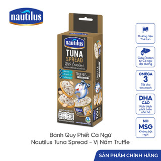 NTS.T – 1 Hộp Bánh Quy Phết Cá Ngừ Nautilus Tuna Spread Vị Nấm Truffe