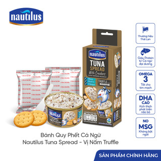NTS.T – 1 Hộp Bánh Quy Phết Cá Ngừ Nautilus Tuna Spread Vị Nấm Truffe