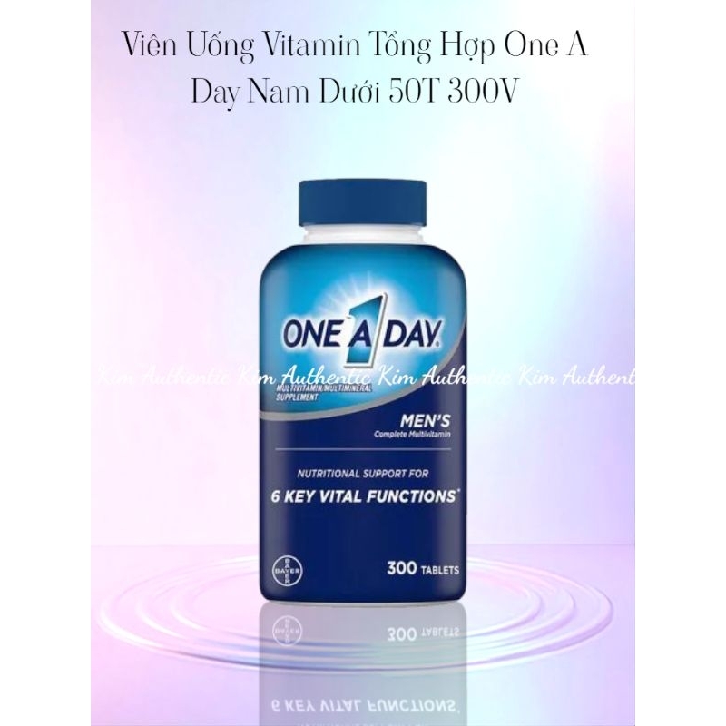 [Bill Us] Viên Uống Multivitamin One A Day Men dưới 50 tuổi 300 Viên