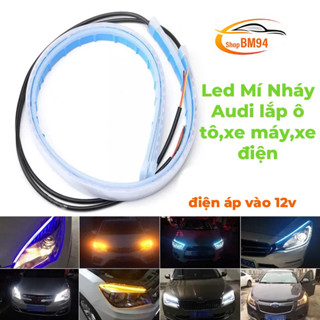 Đèn Led Mí Audi Ô Tô , Xe Máy Tích Hợp Xi Nhan Đuổi