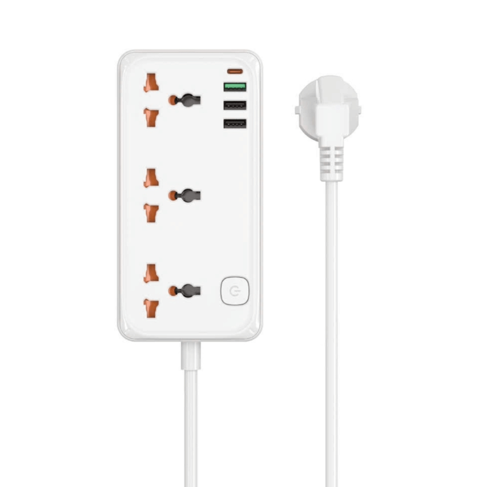Ổ Cắm Điện Đa Năng WiWU Cube 30W GaN Wi-S005 Tích Hợp USB Sạc Nhanh PD 30W GaN Nhựa PC Chống Cháy