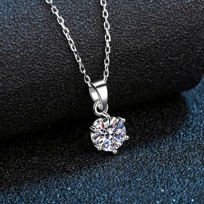 Dây Chuyền Bạc 925 Mặt Đá CZ Nhỏ Tinh Tế, Thời Trang - Ngọc Trai Trường Thịnh