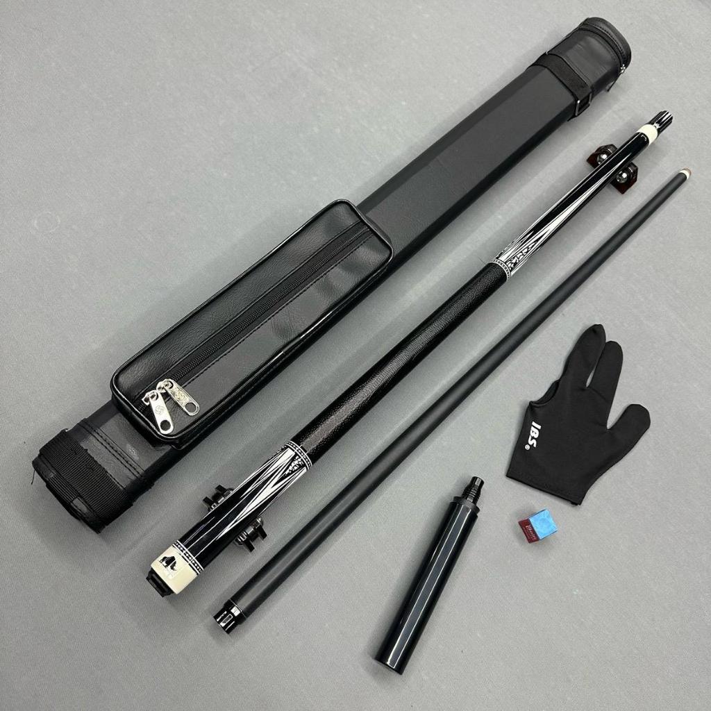  Cơ bida full carbon Rhino ngọn carbon Composite - Gậy bida Rhino carbon   Tặng kèm combo bao da găng tay lơ và nối chu 