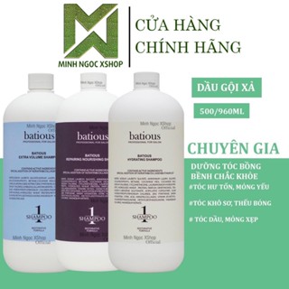 Dầu gội xả phục hồi, dưỡng ẩm, tăng phồng Batious 500ML - 960ML