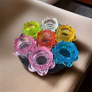 Đế Nến Hoa Sen, Đèn Cầy, Chân Nến, Cốc Đựng Nến, Đủ Màu Sắc Trang Trí Decor (03)