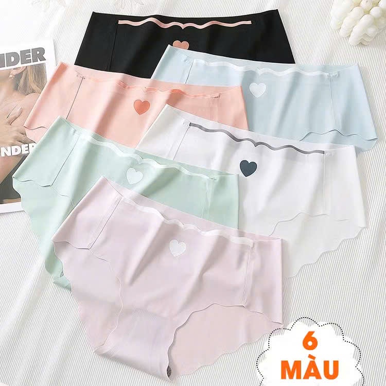 Sét 10 Quần Lót Nữ Su Tim Tàng Hình Sexy Gợi Cảm Tạo Đường Cong Quyến Rũ_C540