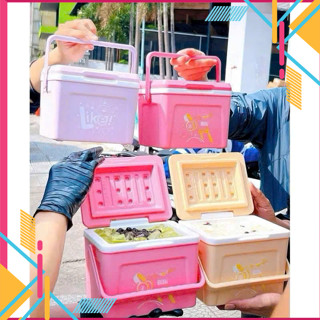 Thùng Đá BIBI Nhựa Tí Liên 1L5 Nhỏ Gọn Phù Hợp Xách Đi Du Lịch