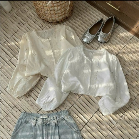 áo sơ mi kiểu 2 lớp , chất vải xô hoa mềm có lớp lót lụa trong [ h20]