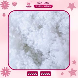 Combo 3-5kg bông bi, bông nhồi thú len móc, gấu bông, nhồi gối loại 1 cao cấp