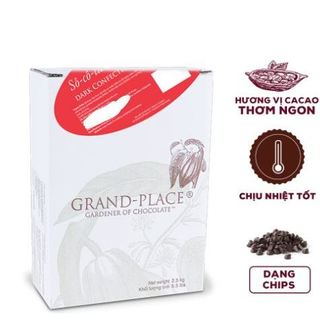 Socola chíp đen - trắng Grand Place 100 gam ( giao hàng thường mùa hè dễ bị chảy nên đặt hỏa tốc)