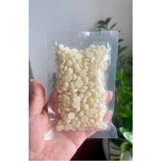 Socola Chip trắng Cacao talk 100gr - gói chiết lẻ từ gói 5kg hàng cty