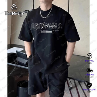 Áo thun unisex form oversize local brand – in hình Authentic | Cotton 250gsm dày dặn, không xù