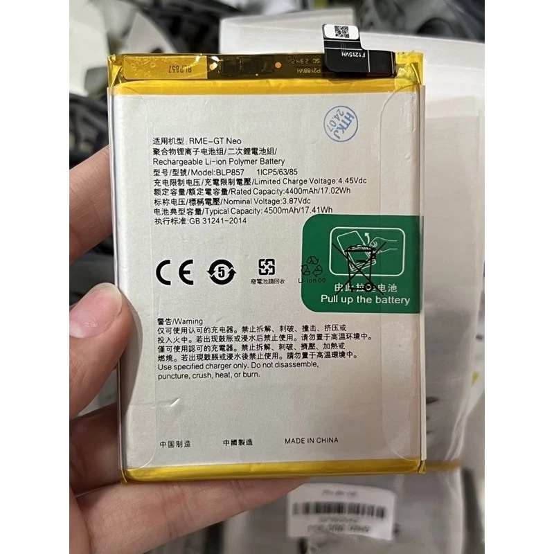 Pin Oppo Realme Q3 Pro / BLP857 (4500mAh) Pin Dung Lượng Chuẩn