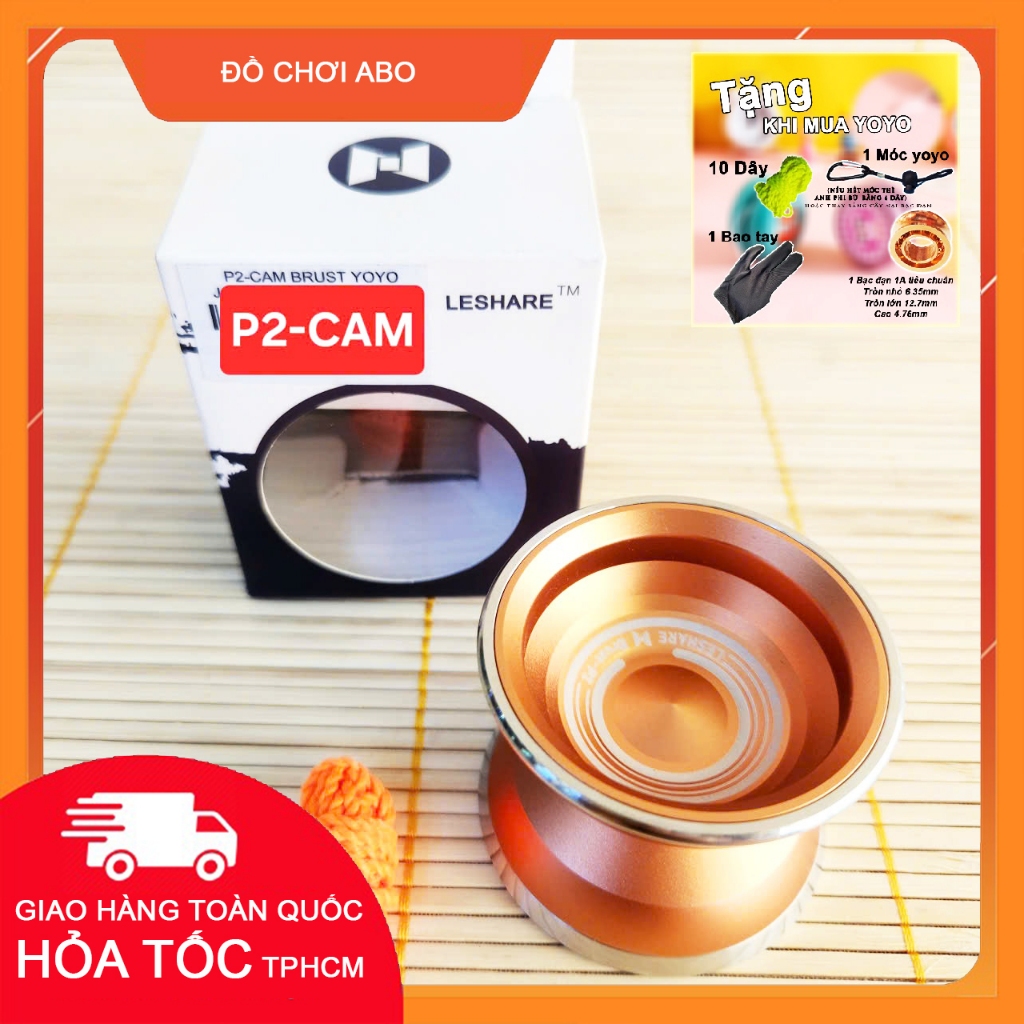 (Có hỏa tốc TPHCM) Yoyo 1A  Bi- Metal nhôm 6061 và Inox 304 Joleshare P2 Brust, không nhạy dây