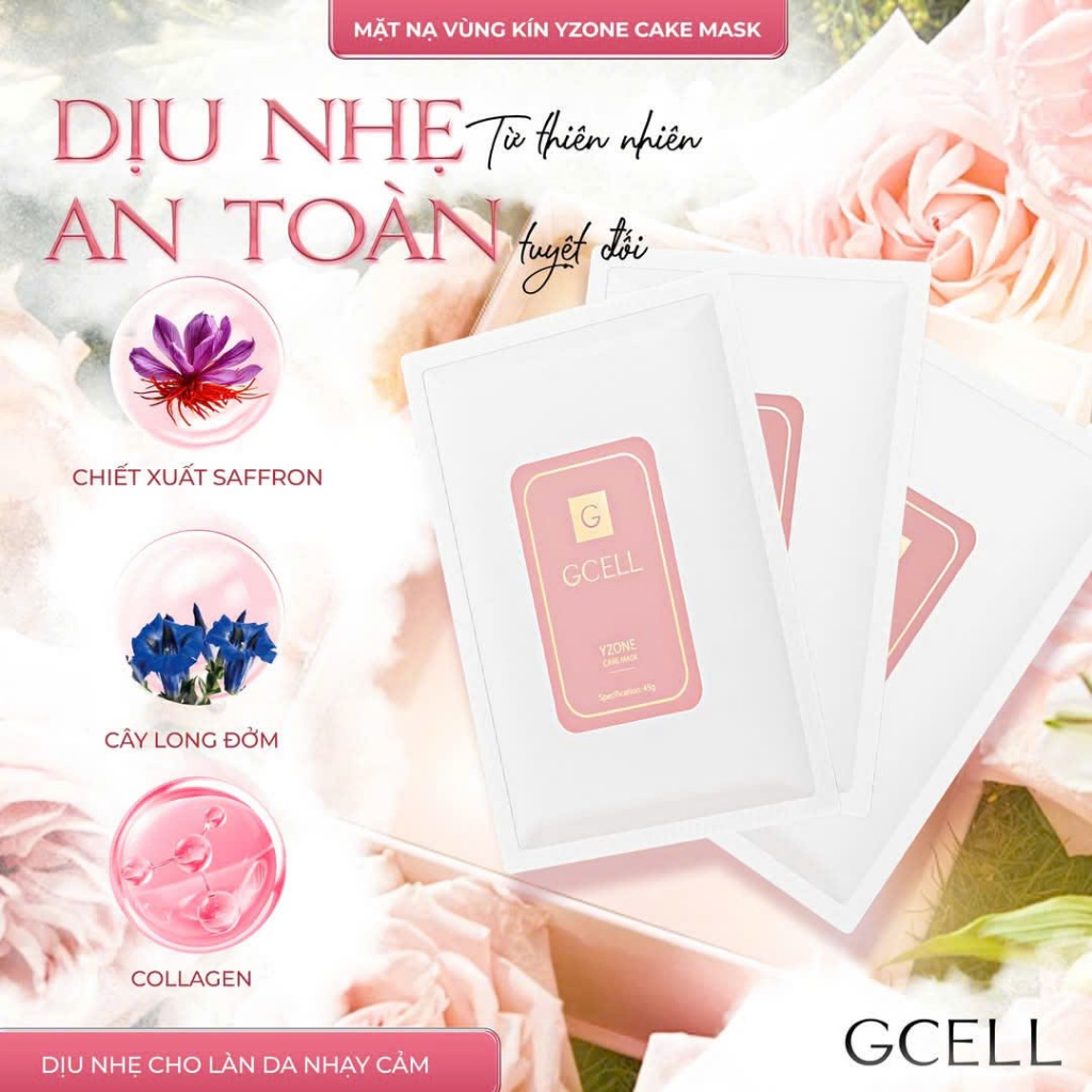Mặt Nạ Dưỡng Ẩm Vùng Kín GCELL YZONE CARE MASK
