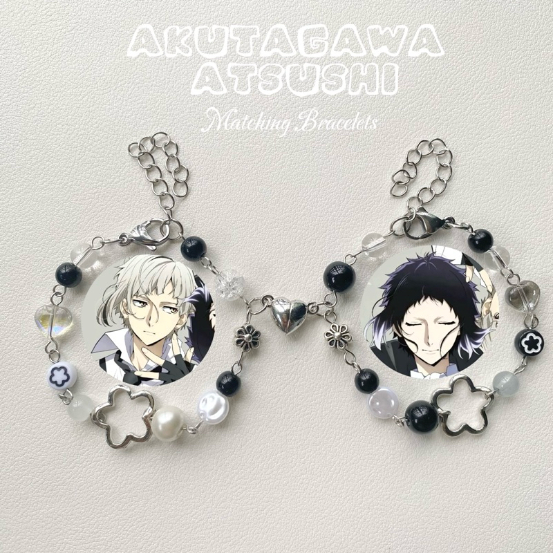 Vòng tay đôi Akutagawa & Atsushi | Akutagawa and Atsushi Matching Bracelets