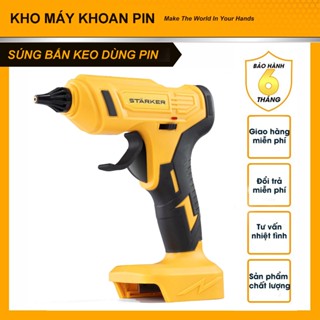 Súng bắn keo dùng pin chân phổ thông Makita - Súng bắn keo nến STARKER - nóng nhanh - tiện dụng