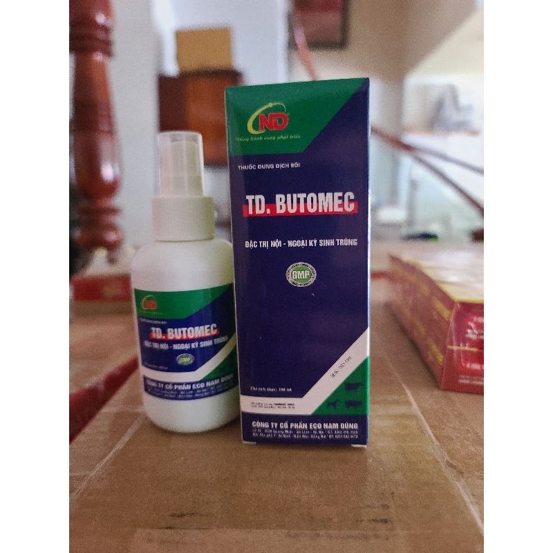[ECO NAM DŨNG] TD.Butomec 100ml phòng ve, bọ chét trên chó. duy trì hiệu quả đến 4 tuần đối với ve v