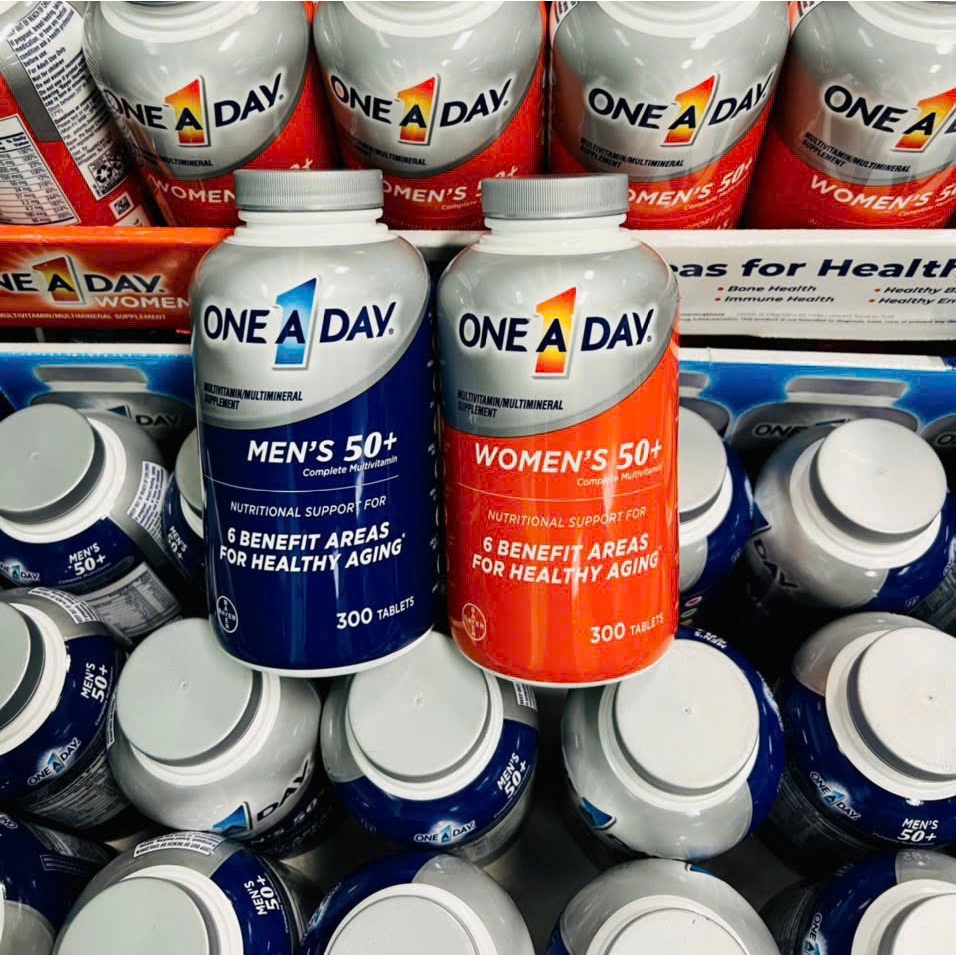 CAM KẾT CHÍNH HÃNG MỸ 300 viên Vitamin tổng hợp One A Day For Women 50+