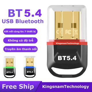 USB Bluetooth 5.4 5.0 Bộ chuyển đổi Bộ thu phát Bluetooth không dây cho PC Windows 11 10 8.1 7 Loa Máy In Chuột Bàn Phím