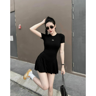 Váy bèo ôm chất co giãn mềm chuẩn hàng thiết kế loại 1 ( kèm quần bảo hộ)