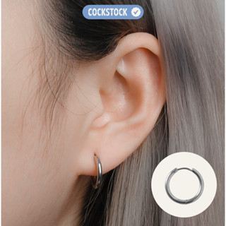 Khuyên tai vòng mảnh CLASSIC HOOP THIN EARRING COCKSTOCK