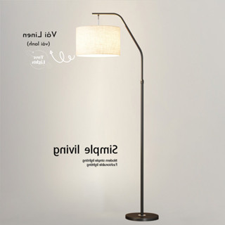 Đèn Cây Đứng Phong Cách Bắc Âu Đọc Sách Trang Trí Phòng Khách LED 3 Chế Độ Ánh Sáng