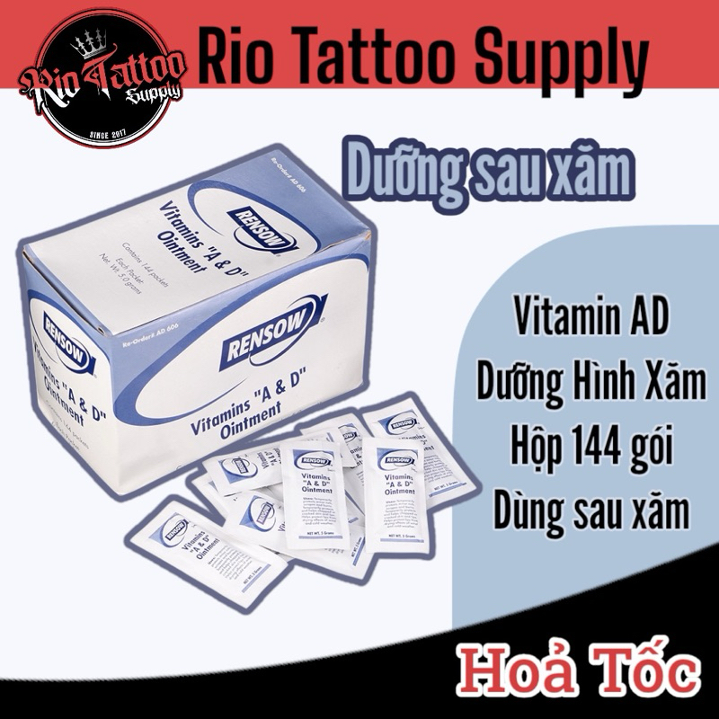 Vitamin AD Rensow dưỡng hình xăm