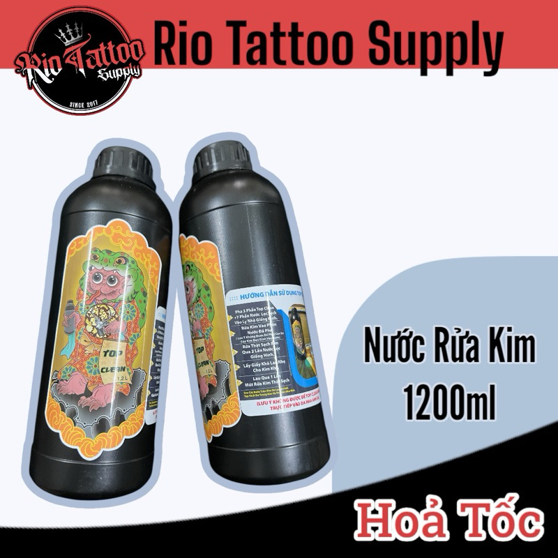 Nước rửa kim xăm Top Clean 1,2 lít
