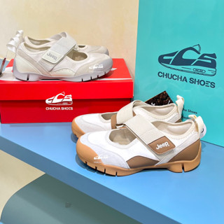 [Chính Hãng] Giày Nữ Jeep x The Spirit Of Adventure Quai Chéo Đế Nâu & Xám Tím "HÀNG CÓ SẴN" Chuchashoes