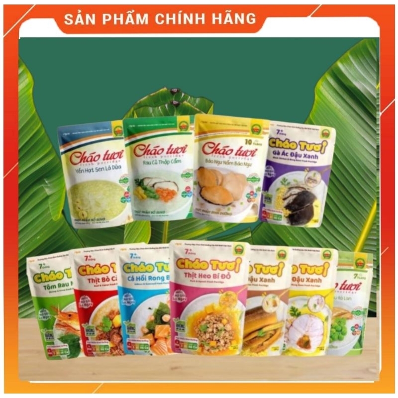 ( MUA 20 TẶNG 2 LỌ YẾN )  Cháo/sup Tươi Ăn Liền  TRẺ TỪ 7 THÁNG - THƠM NGON, TIỆN LỢI.