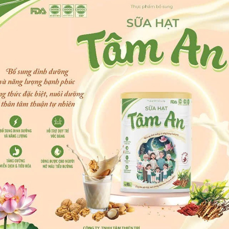 SỮA HẠT TÂM AN - Hàng chính hãng