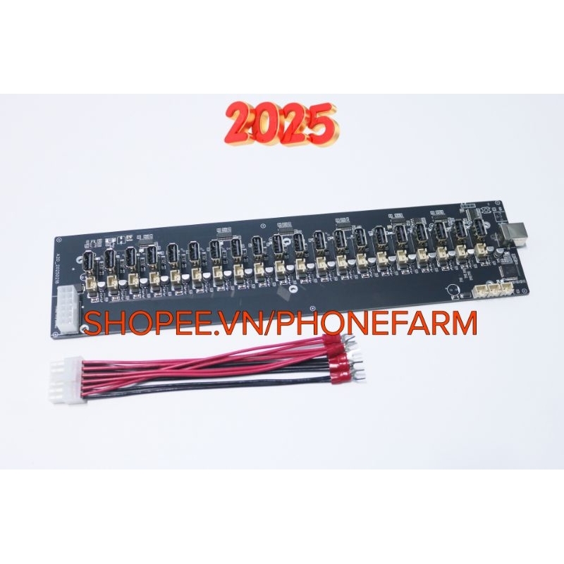 MẠCH PCB PHONE FARM NHIỀU CỔNG USB ( VCON, A20, P20, KOO, ... )