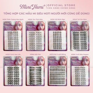  Mi giả tách sợi Mini Hami tổng hợp các mẫu mi cụm Anime cơ bản 