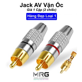 Jack AV Hoa Sen Vặn Ốc giá 1 cặp giắc hàn dây hoa sen. J-RCA 