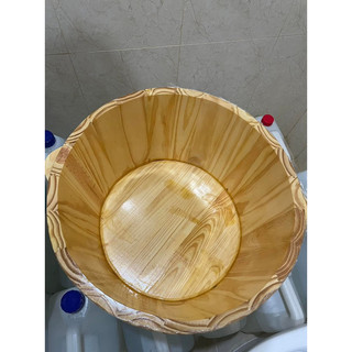 Chậu ngâm mông gỗ thông 🔥 kèm ghế ngồi🔥Chậu ngâm phụ khoa giá rẻ👉👉