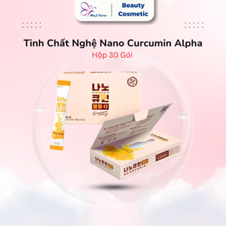 Tinh Chất Nghệ Nano Curcumin Alpha GC Hàn Quốc, Hỗ Trợ Nâng Cao Sức Khoẻ Hệ Tiêu Hoá Và Bảo Vệ Tim Mạch 30 Gói