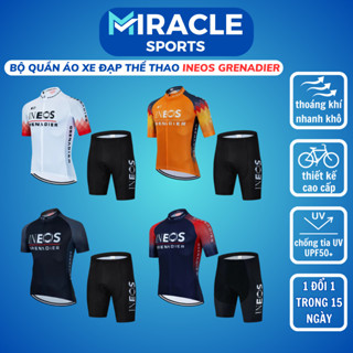 Quần áo xe đạp nam nữ INEOS Grenadier yếm đệm Gel 20D MIRACLE SPORTS Bộ đồ đua xe đạp đồng đội thoáng khí chống nắng