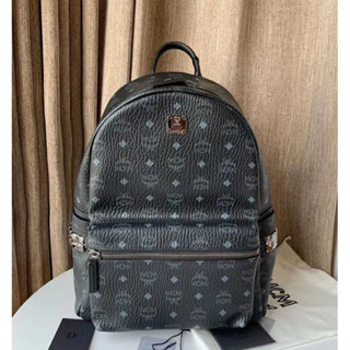 [Hight Quality] - Balo New - Balo M@M Vân Da Bê Lót Da Xịn Không Lỗi Mốt Sz 40 Thoải Mái - Chuẩn Hàng QC Loại 1 Có Sẵn