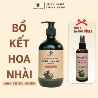Dầu gội bồ kết hoa nhài, dưỡng tóc mềm mượt, chắc khỏe tự nhiên 500ml.